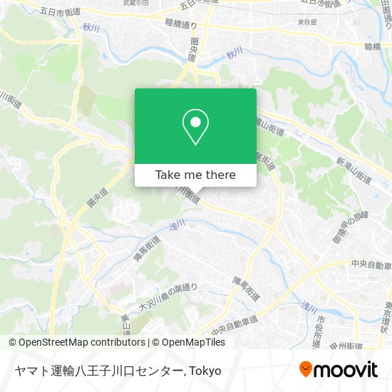 ヤマト運輸八王子川口センター map