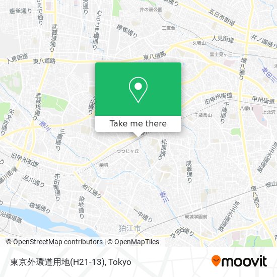 東京外環道用地(H21-13) map