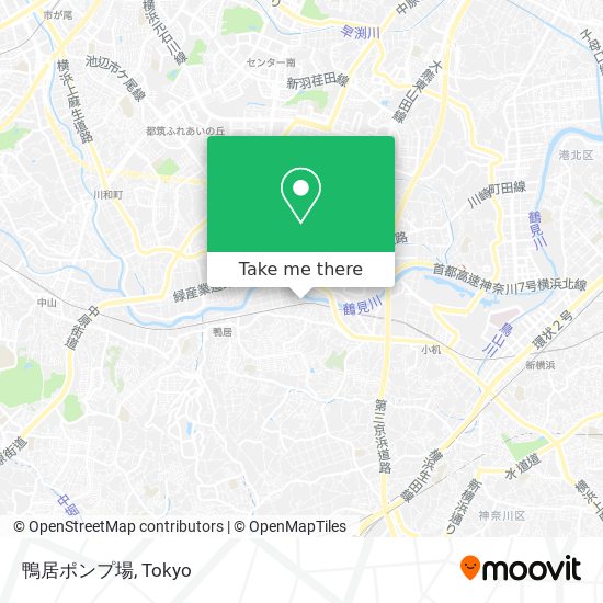 鴨居ポンプ場 map