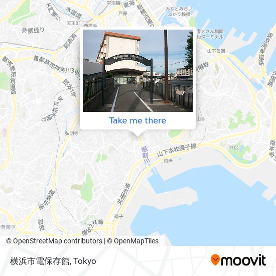横浜市電保存館 map