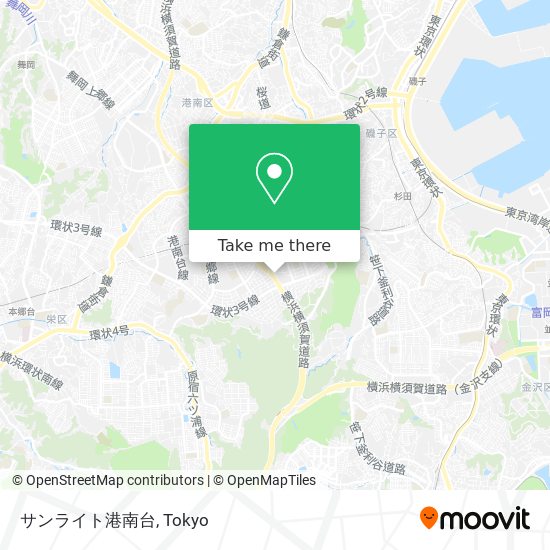 サンライト港南台 map