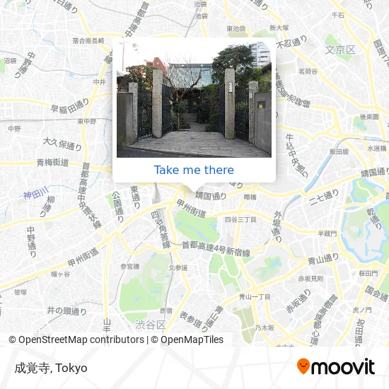 成覚寺 map