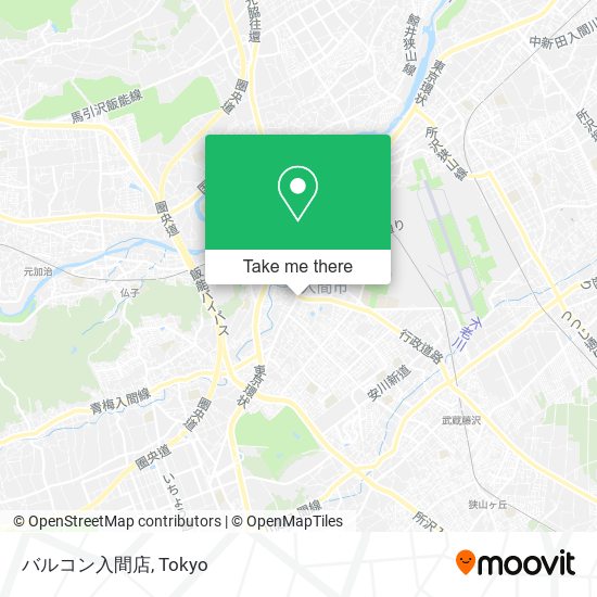 バルコン入間店 map