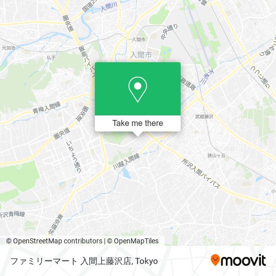 ファミリーマート 入間上藤沢店 map