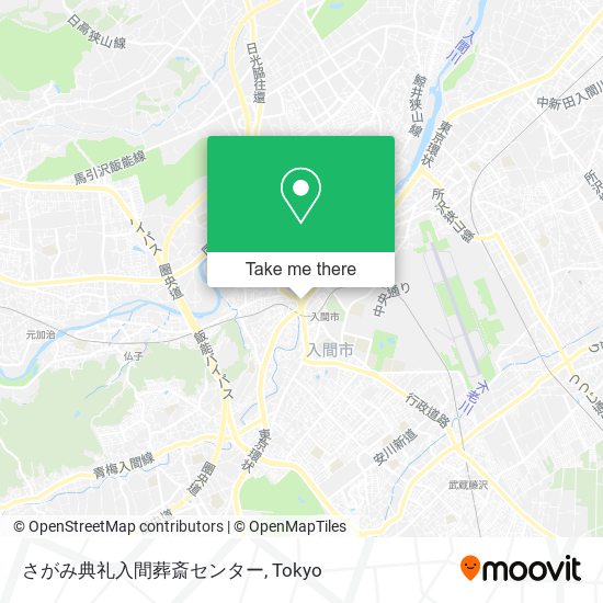 さがみ典礼入間葬斎センター map