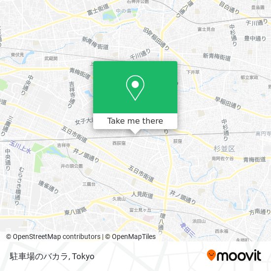 駐車場のバカラ map