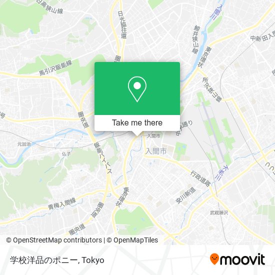 学校洋品のポニー map