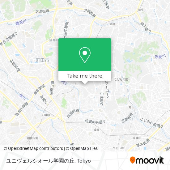 ユニヴェルシオール学園の丘 map