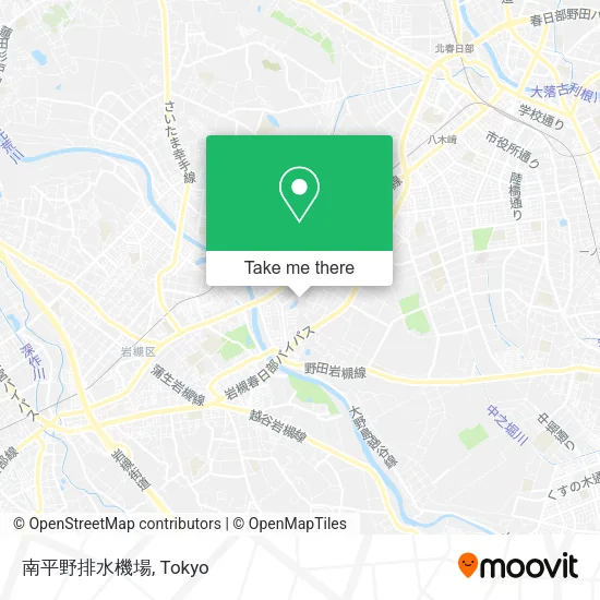 南平野排水機場 map