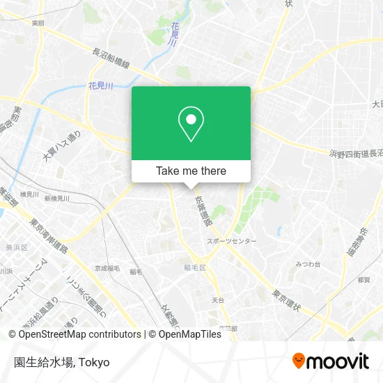 園生給水場 map