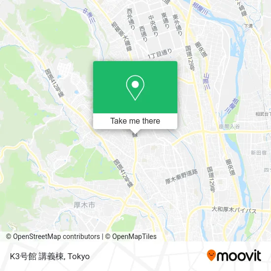 K3号館 講義棟 map