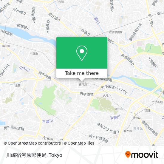 川崎宿河原郵便局 map