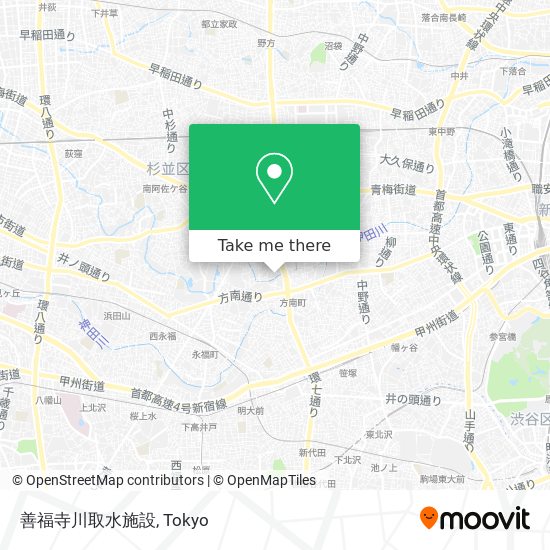 善福寺川取水施設 map