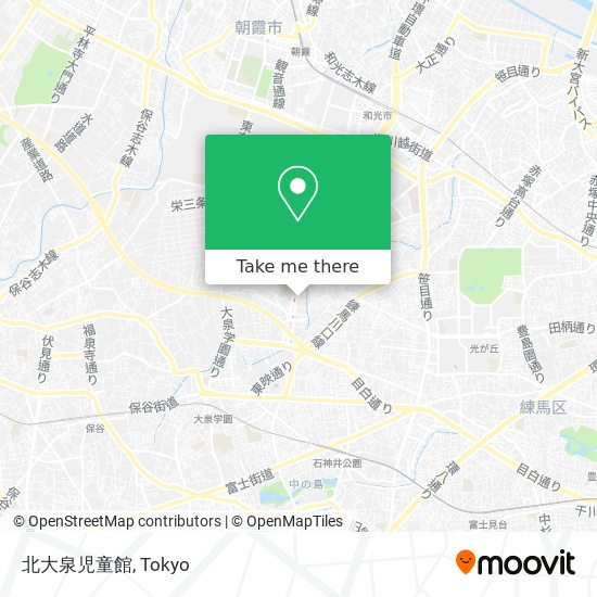 北大泉児童館 map