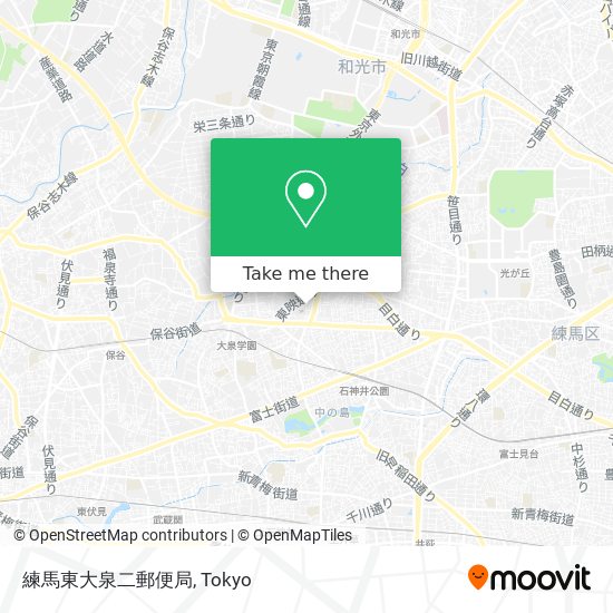 練馬東大泉二郵便局 map