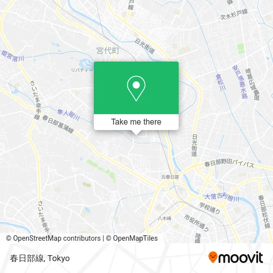 春日部線 map