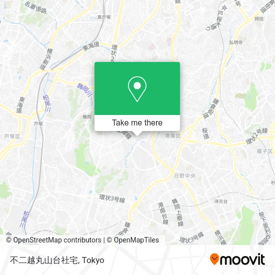 不二越丸山台社宅 map