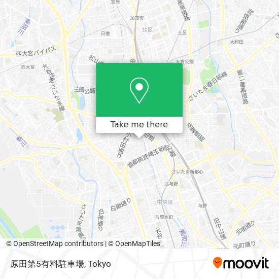 原田第5有料駐車場 map