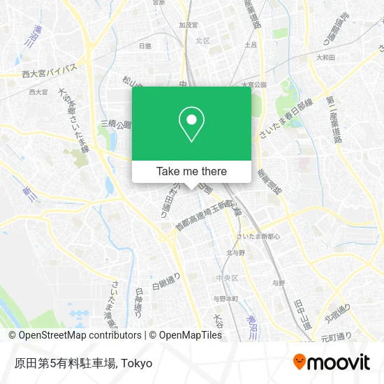 原田第5有料駐車場 map
