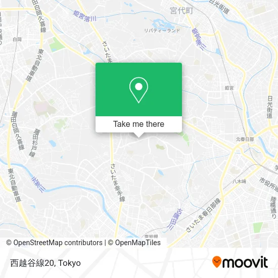 西越谷線20 map