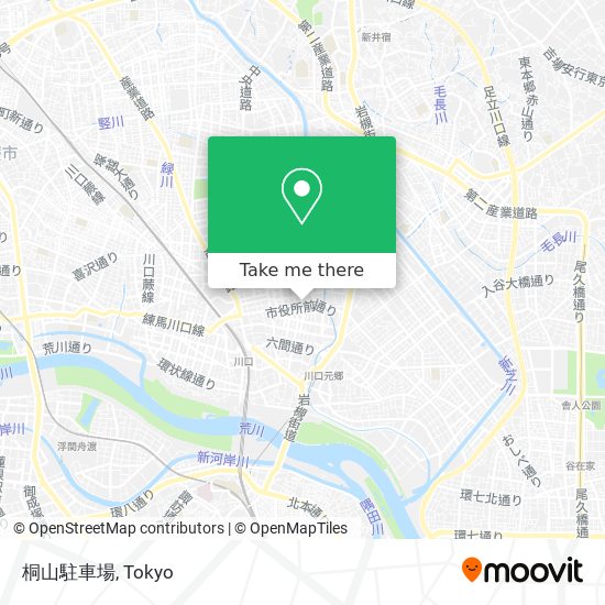 桐山駐車場 map