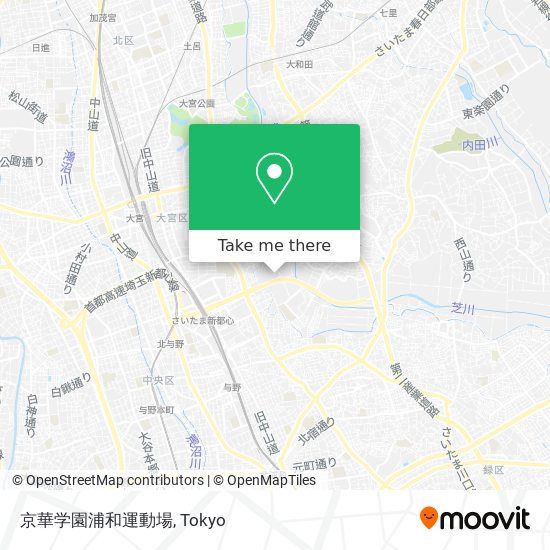 京華学園浦和運動場 map