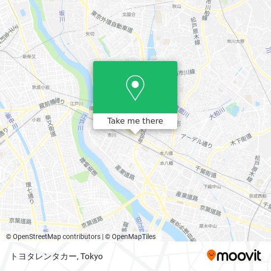 トヨタレンタカー map