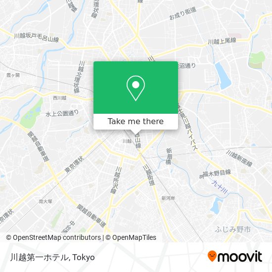 川越第一ホテル map