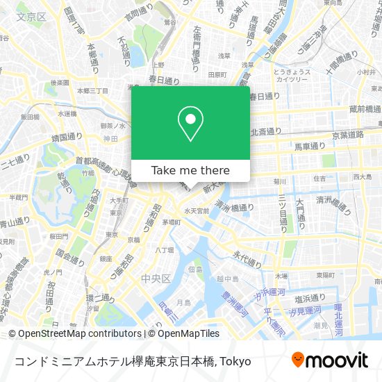 コンドミニアムホテル欅庵東京日本橋 map