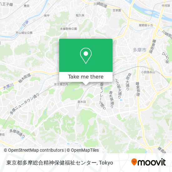 東京都多摩総合精神保健福祉センター map