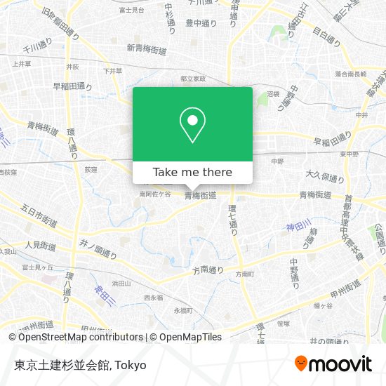 東京土建杉並会館 map