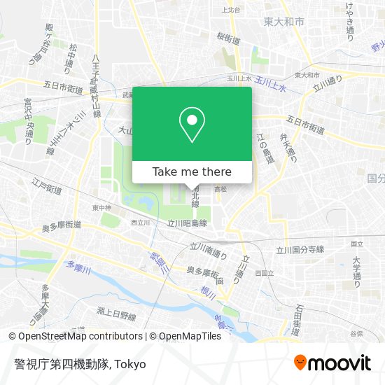 警視庁第四機動隊 map