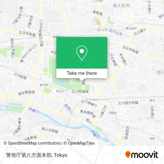 警視庁第八方面本部 map