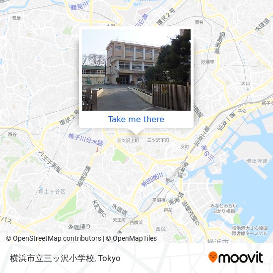 横浜市立三ッ沢小学校 map