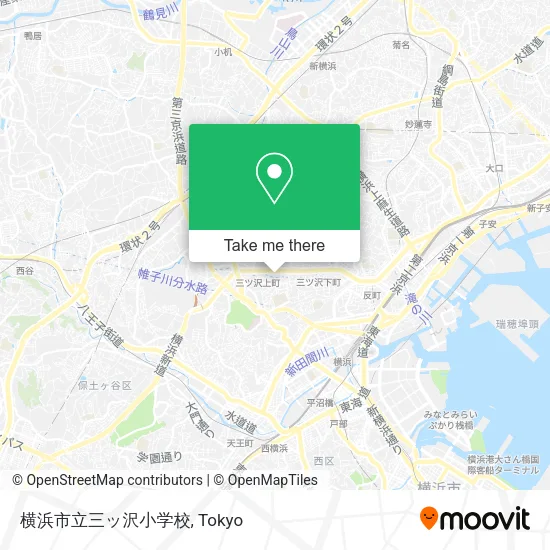 横浜市立三ッ沢小学校 map