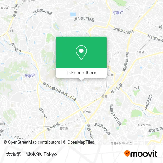 大場第一遊水池 map
