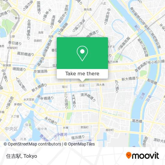 Sumiyoshi Station map