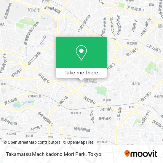 Takamatsu Machikadono Mori Park map