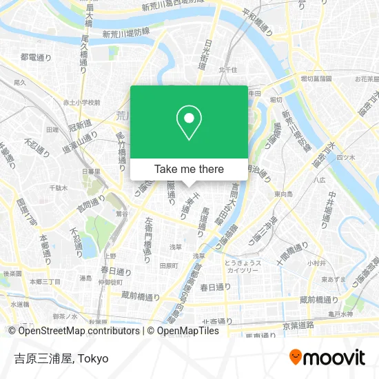 吉原三浦屋 map