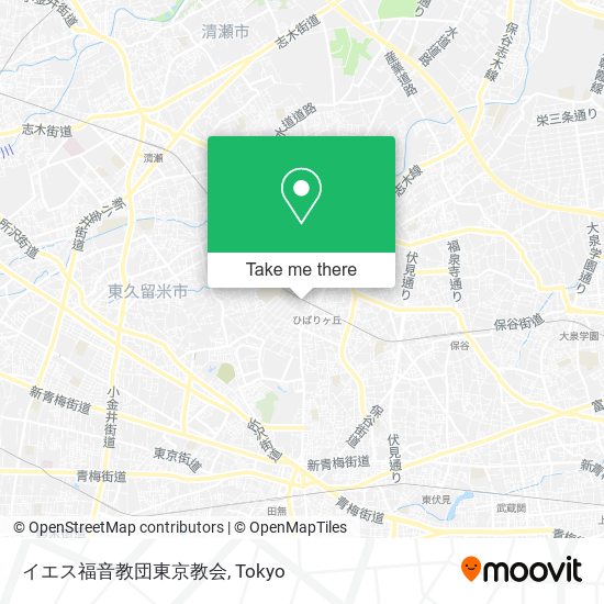 イエス福音教団東京教会 map