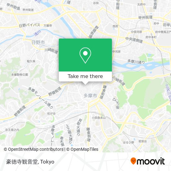 豪徳寺観音堂 map