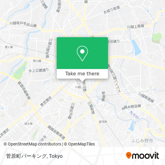 菅原町パーキング map
