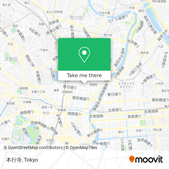 本行寺 map