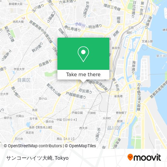 サンコーハイツ大崎 map