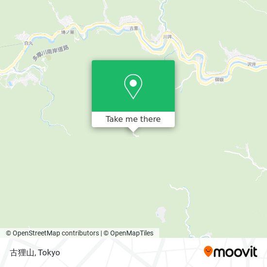 古狸山 map