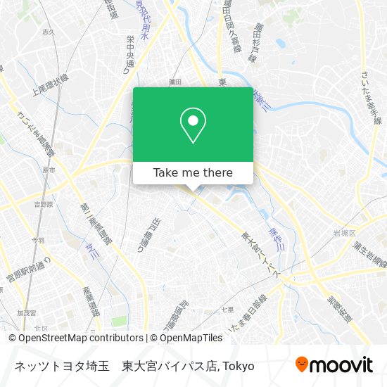 ネッツトヨタ埼玉　東大宮バイパス店 map