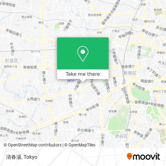 清春湯 map
