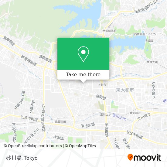 砂川湯 map