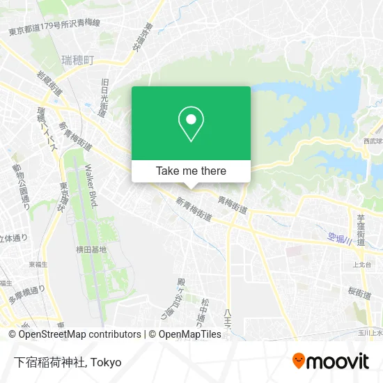 下宿稲荷神社 map