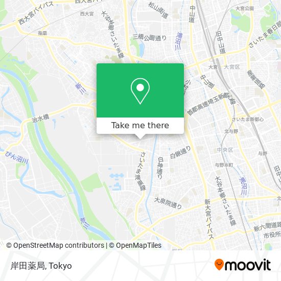 岸田薬局 map